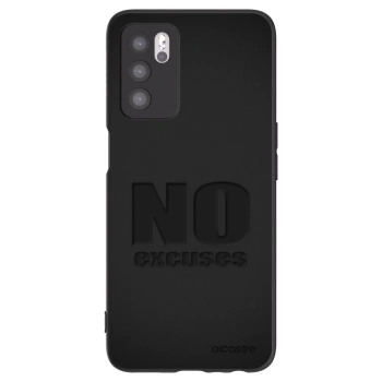 Picasee OPPO A16s Hülle - Schwarzes Silikon - No Excuses