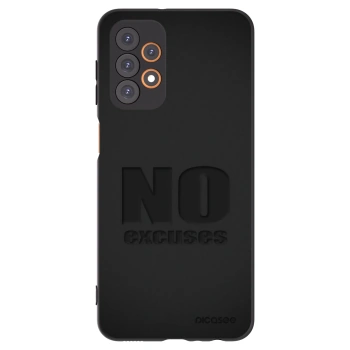 Picasee Samsung Galaxy A23 A236B 5G Hülle - Schwarzes Silikon - No Excuses