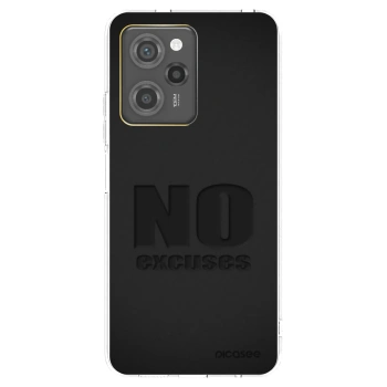 Picasee Xiaomi Poco X5 Pro Hülle - Schwarzes Silikon - No Excuses