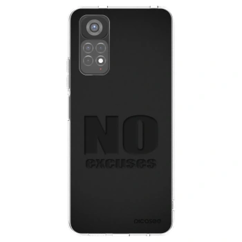 Picasee Xiaomi Redmi Note 11S 5G Hülle - Transparentes Silikon - No Excuses