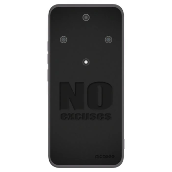 Picasee Honor Magic5 Lite 5G Hülle - Schwarzes Silikon - No Excuses