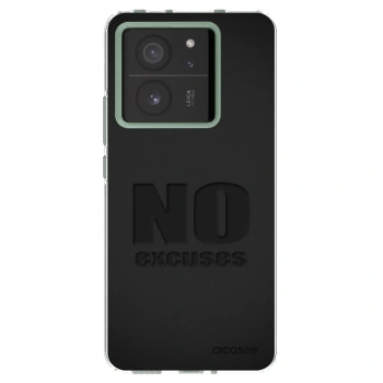 Picasee Xiaomi 13T Hülle - Transparentes Silikon - No Excuses
