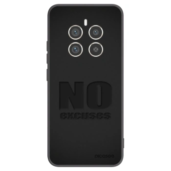 Picasee Realme 12 Pro 5G Hülle - Schwarzes Silikon - No Excuses