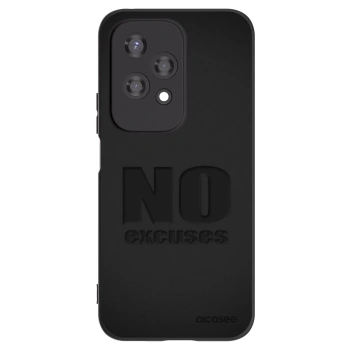 Picasee Honor 200 Lite Hülle - Schwarzes Silikon - No Excuses