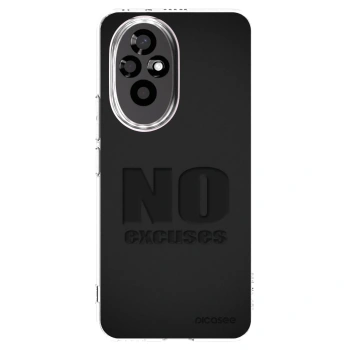 Picasee Honor 200 Pro 5G Hülle - Transparentes Silikon - No Excuses