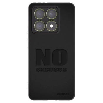 Picasee Xiaomi 14T Hülle - Schwarzes Silikon - No Excuses