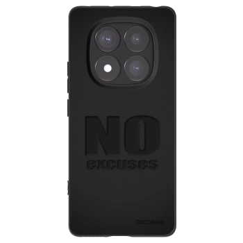 Picasee Xiaomi Redmi Note 14 Pro 5G Hülle - Schwarzes Silikon - No Excuses