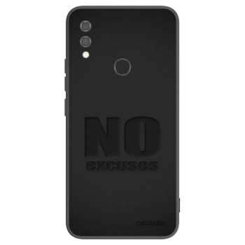 Picasee Xiaomi Redmi Note 7 Hülle - Schwarzes Silikon - No Excuses