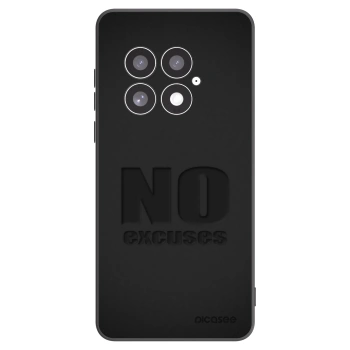Picasee OnePlus 13 5G Hülle - Schwarzes Silikon - No Excuses