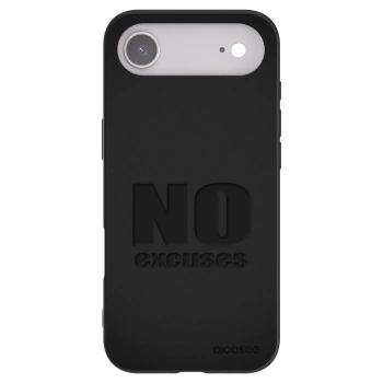 Picasee Apple iPhone Air Hülle - Schwarzes Silikon - No Excuses