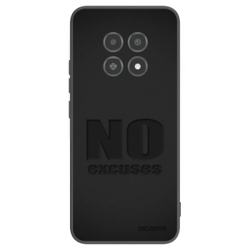 Picasee Realme 12X Hülle - Schwarzes Silikon - No Excuses