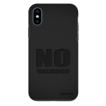 Hülle für Apple iPhone X/XS - No Excuses
