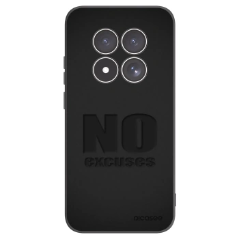 Picasee Xiaomi Redmi Note 15 Pro 4G Hülle - Schwarzes Silikon - No Excuses