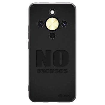 Picasee Honor Magic8 Lite 5G Hülle - Schwarzes Silikon - No Excuses