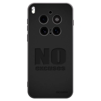 Picasee Vivo X300 Pro Hülle - Schwarzes Silikon - No Excuses