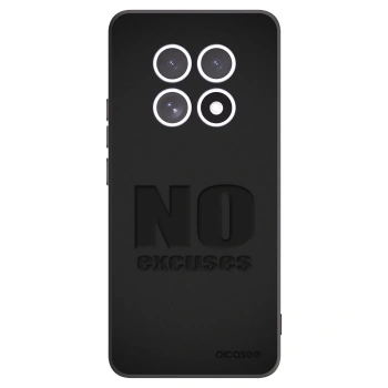 Picasee Xiaomi Redmi Note 15 5G Hülle - Schwarzes Silikon - No Excuses