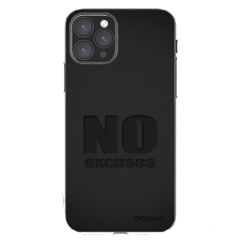 Picasee Apple iPhone 11 Pro Hülle - Transparentes Silikon - No Excuses