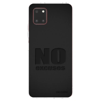 Picasee Samsung Galaxy Note 10 Lite N770F Hülle - Transparentes Silikon - No Excuses