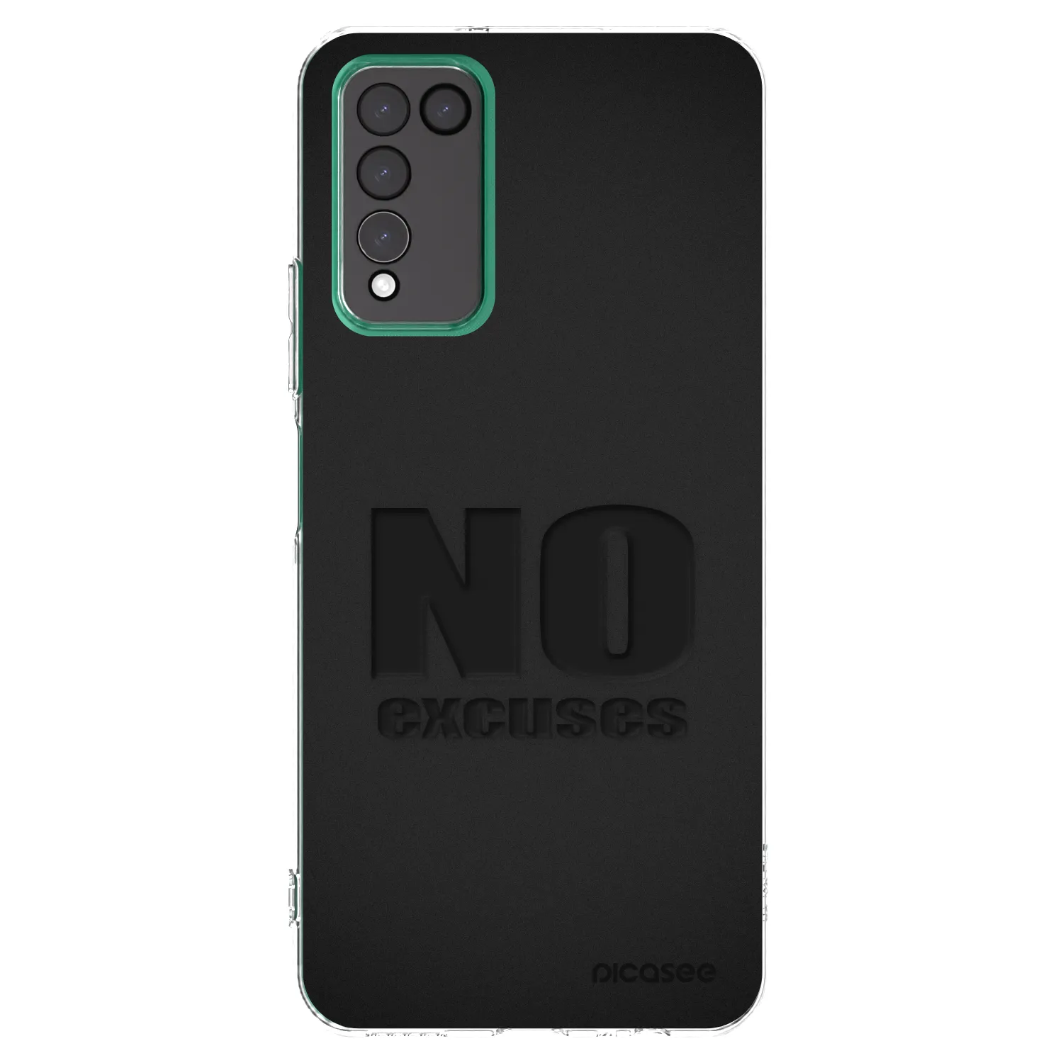 Picasee Honor 10X Lite Hülle - Transparentes Silikon - No Excuses