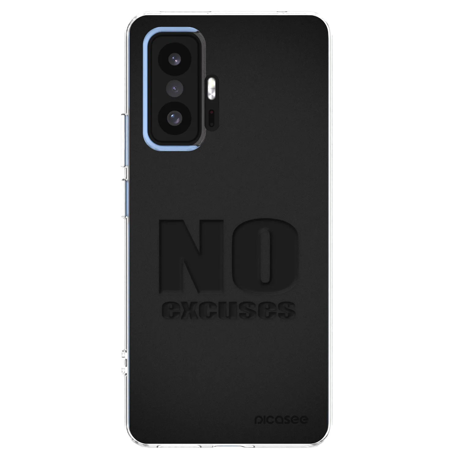 Picasee Xiaomi 11T Hülle - Transparentes Silikon - No Excuses