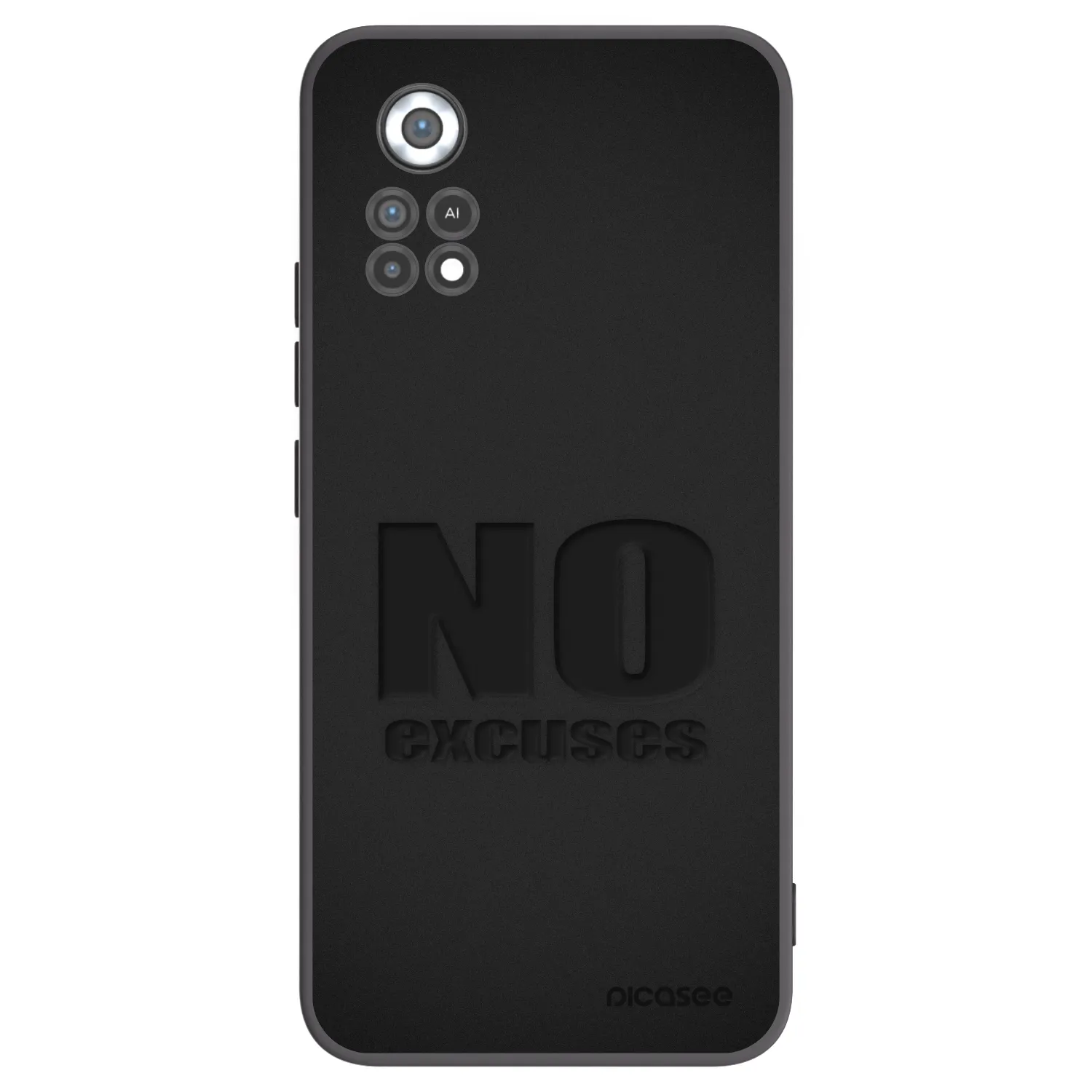 Picasee Xiaomi Poco X4 Pro 5G Hülle - Schwarzes Silikon - No Excuses