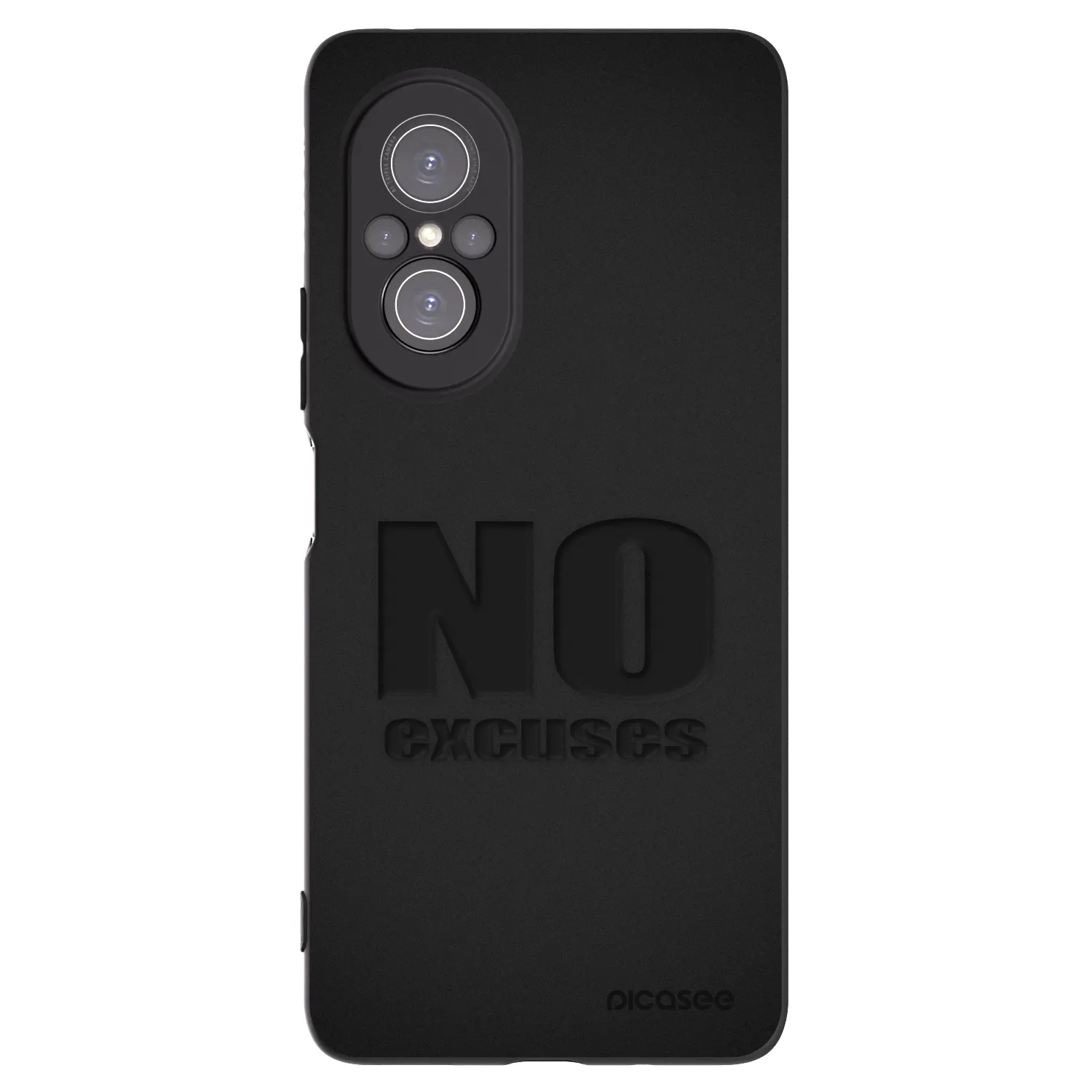 Picasee Huawei Nova 9 SE Hülle - Schwarzes Silikon - No Excuses