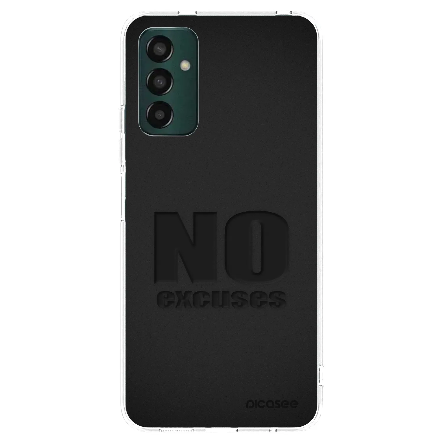 Picasee Samsung Galaxy M23 5G Hülle - Transparentes Silikon - No Excuses