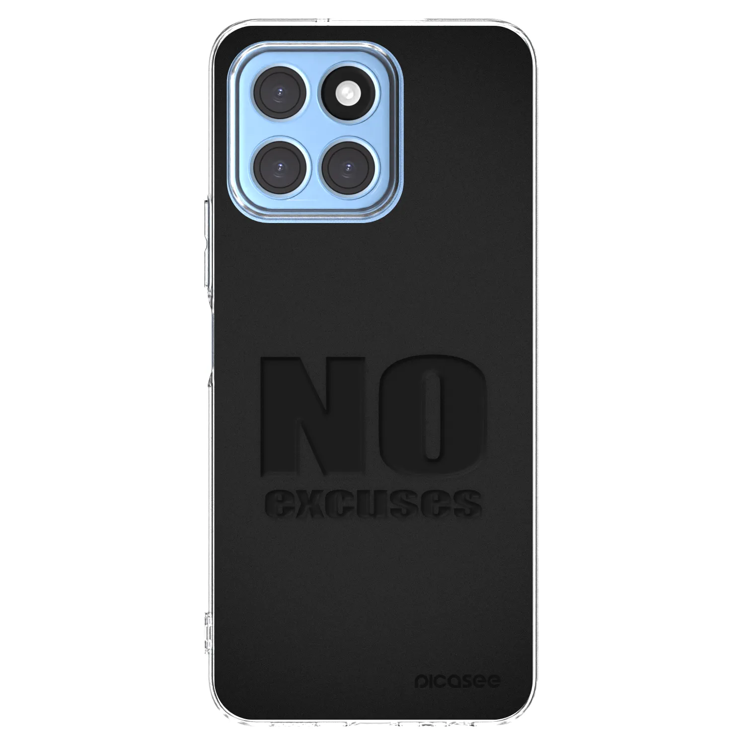 Picasee Honor X6 Hülle - Transparentes Silikon - No Excuses