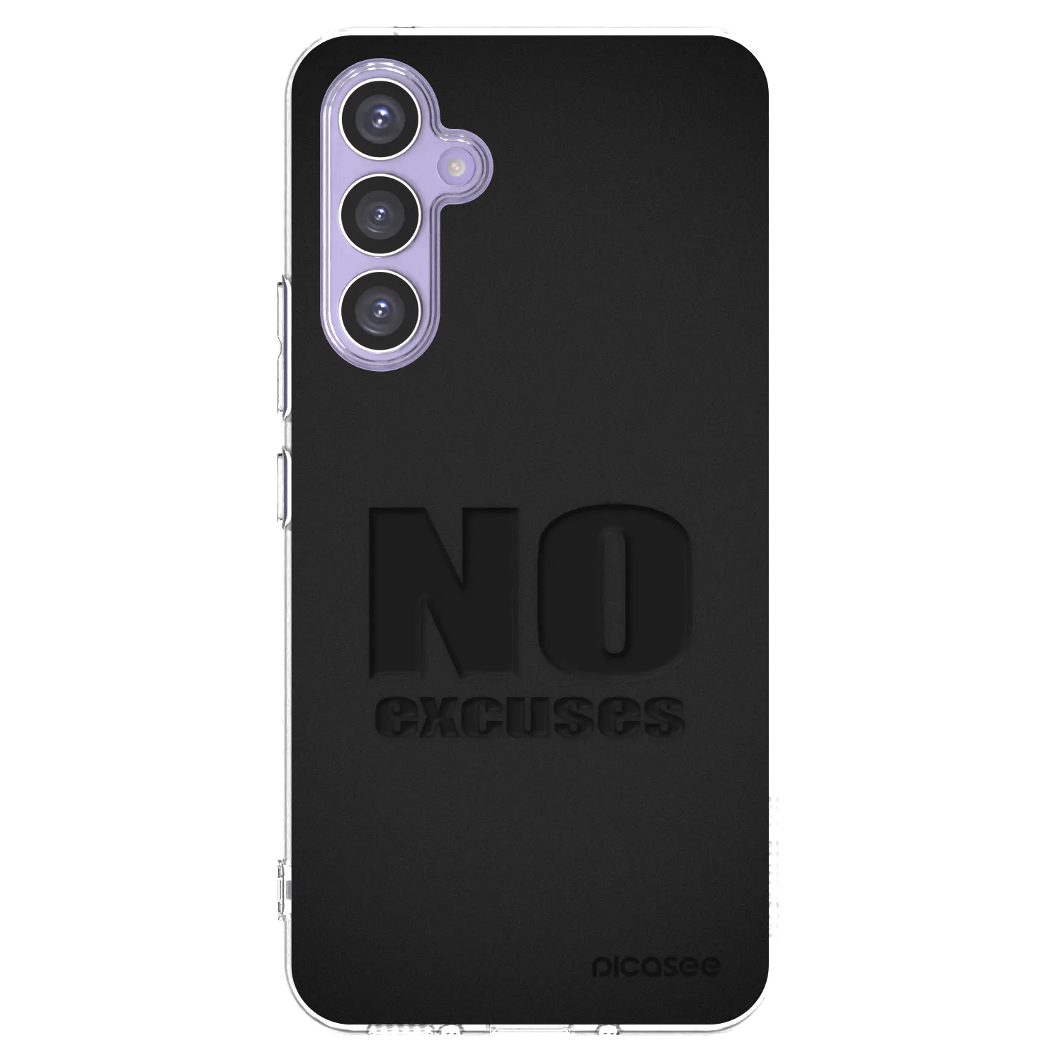 Picasee Samsung Galaxy A54 5G A546B Hülle - Transparentes Silikon - No Excuses