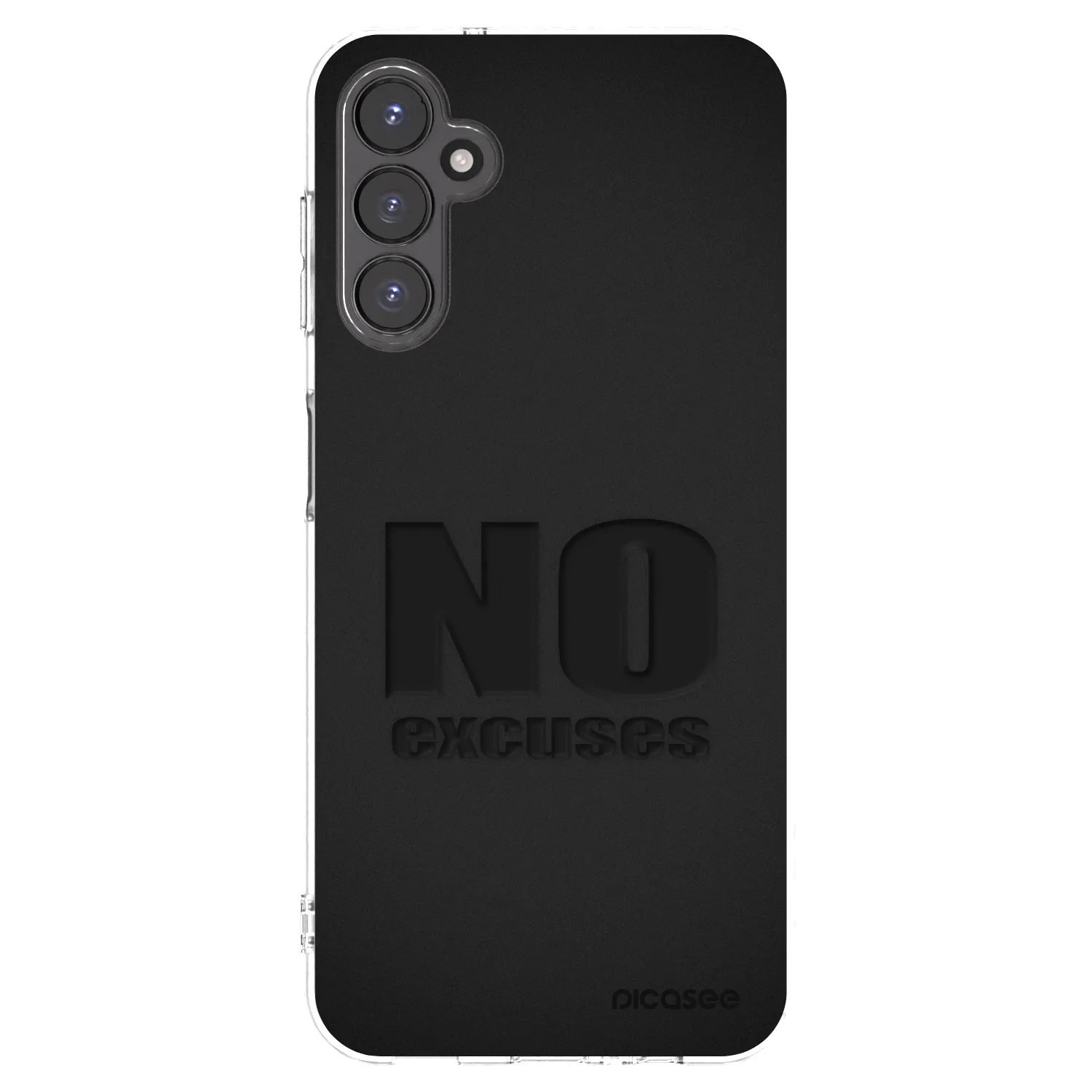 Picasee Samsung Galaxy A14 5G A146P Hülle - Transparentes Silikon - No Excuses
