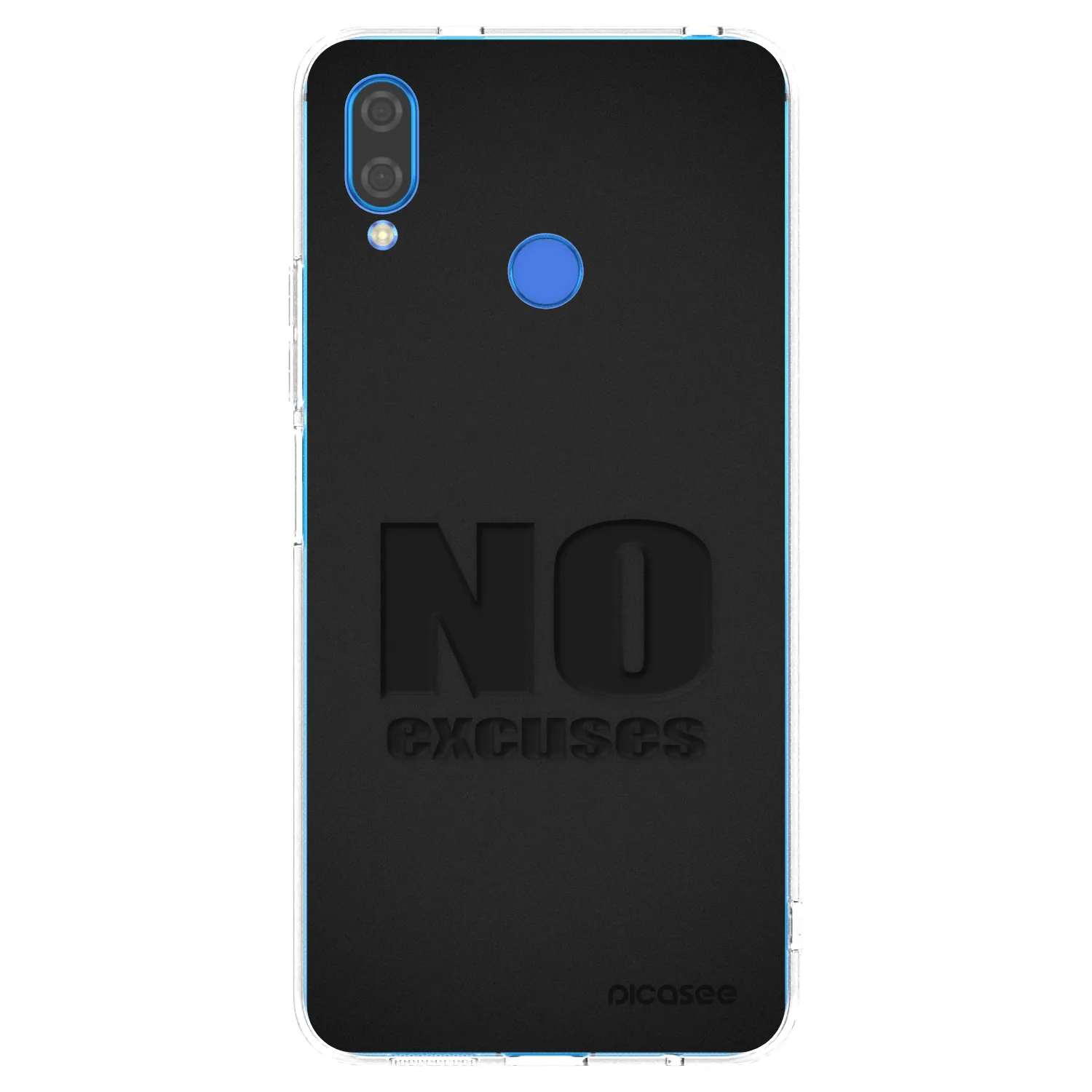 Picasee Huawei Nova 3 Hülle - Transparentes Silikon - No Excuses