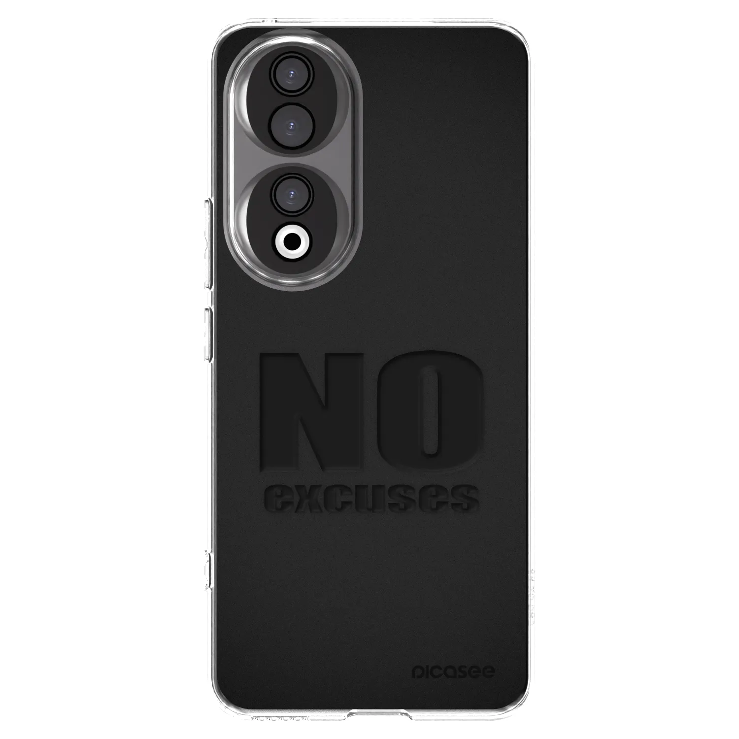 Picasee Honor 90 5G Hülle - Transparentes Silikon - No Excuses