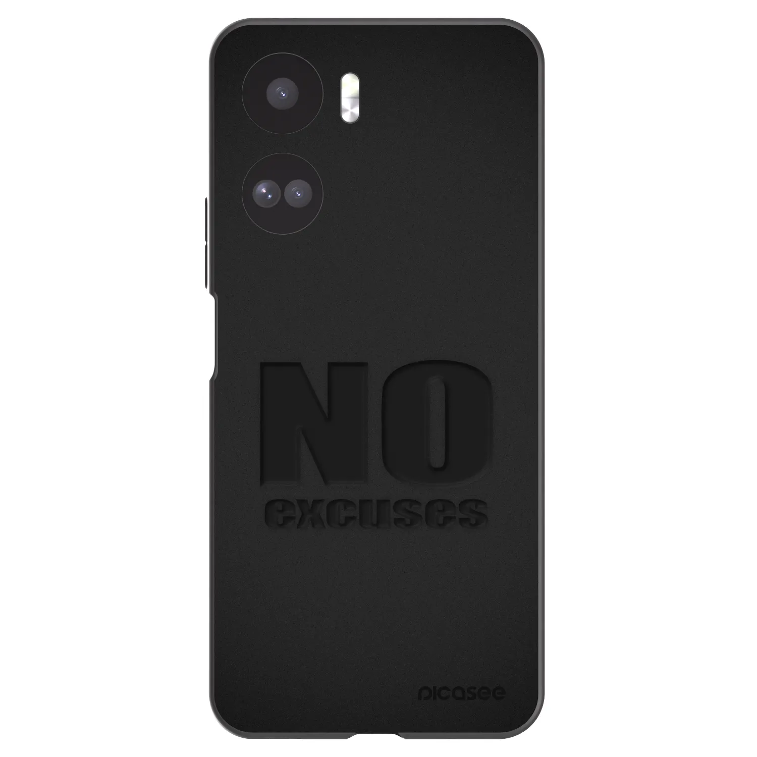 Picasee Honor 90 Lite 5G Hülle - Schwarzes Silikon - No Excuses