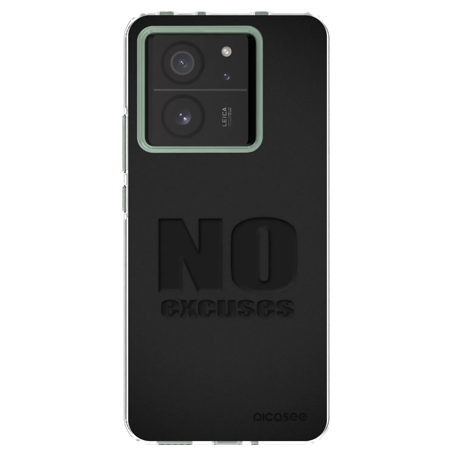 Picasee Xiaomi 13T Hülle - Transparentes Silikon - No Excuses