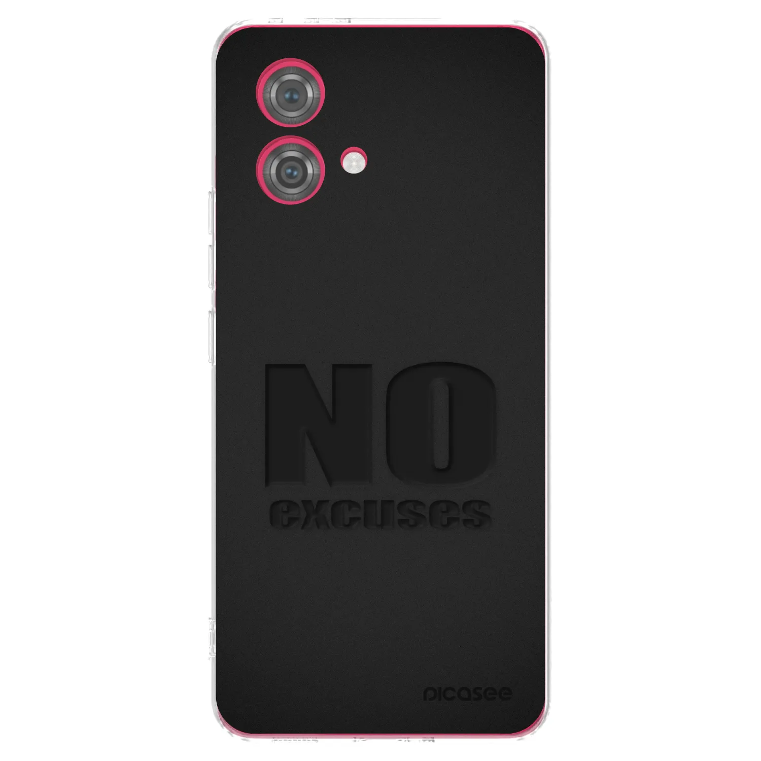 Picasee Motorola Moto G84 5G Hülle - Transparentes Silikon - No Excuses