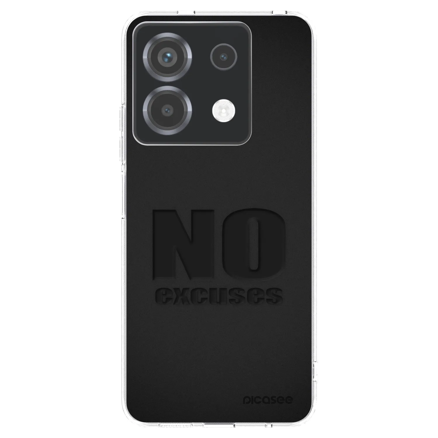 Picasee Xiaomi Poco X6 Hülle - Transparentes Silikon - No Excuses