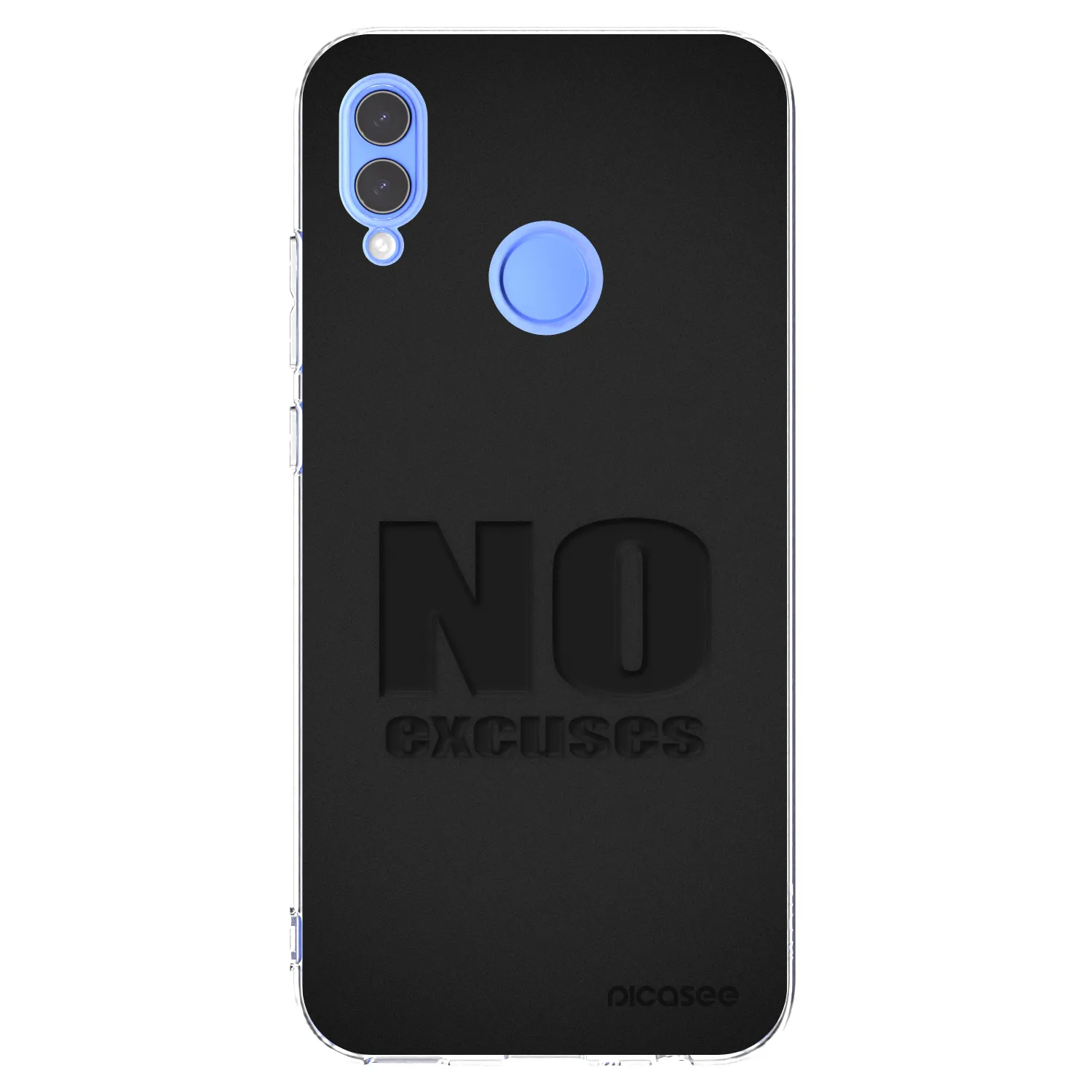 Picasee Honor 10 Lite Hülle - Transparentes Silikon - No Excuses