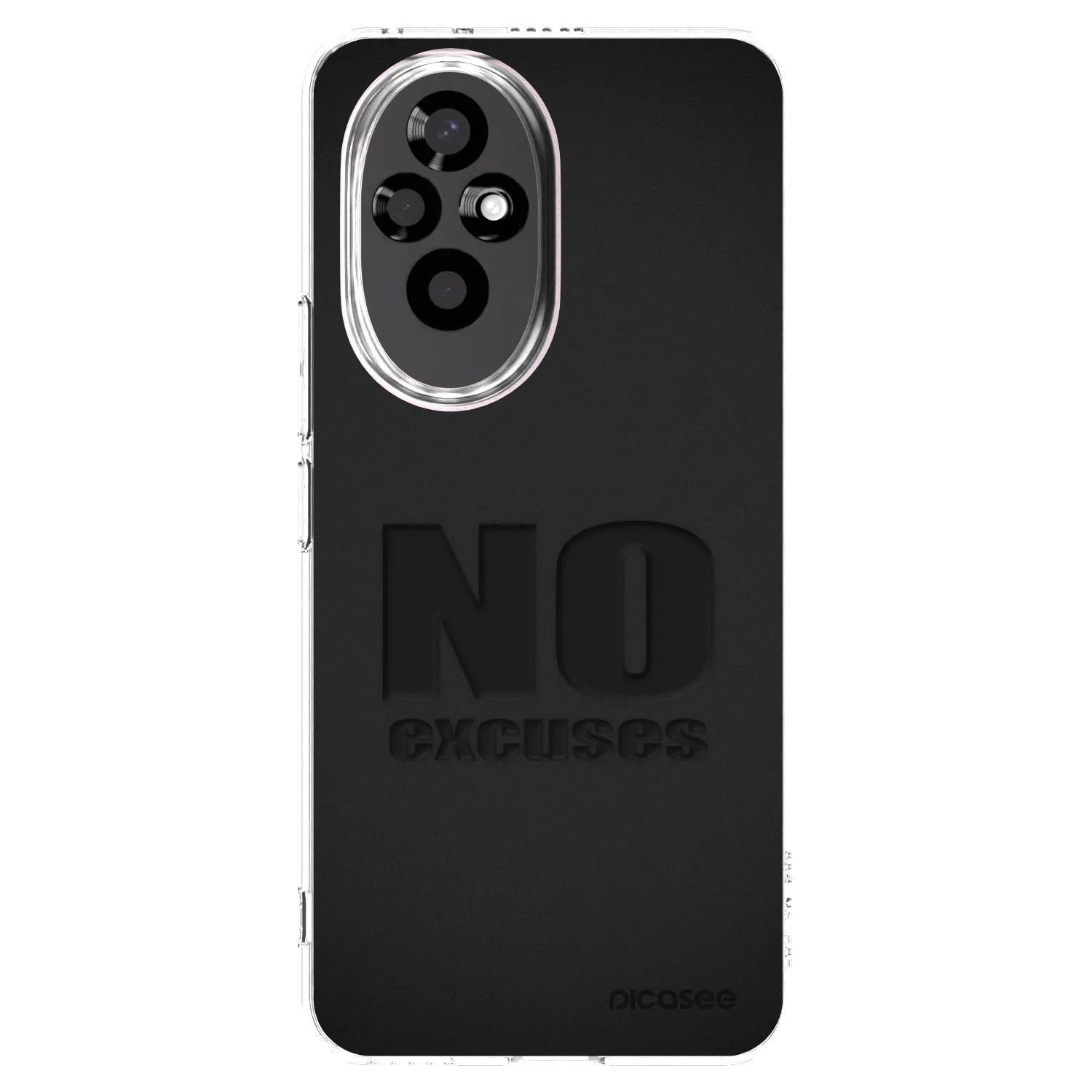 Picasee Honor 200 Pro 5G Hülle - Transparentes Silikon - No Excuses