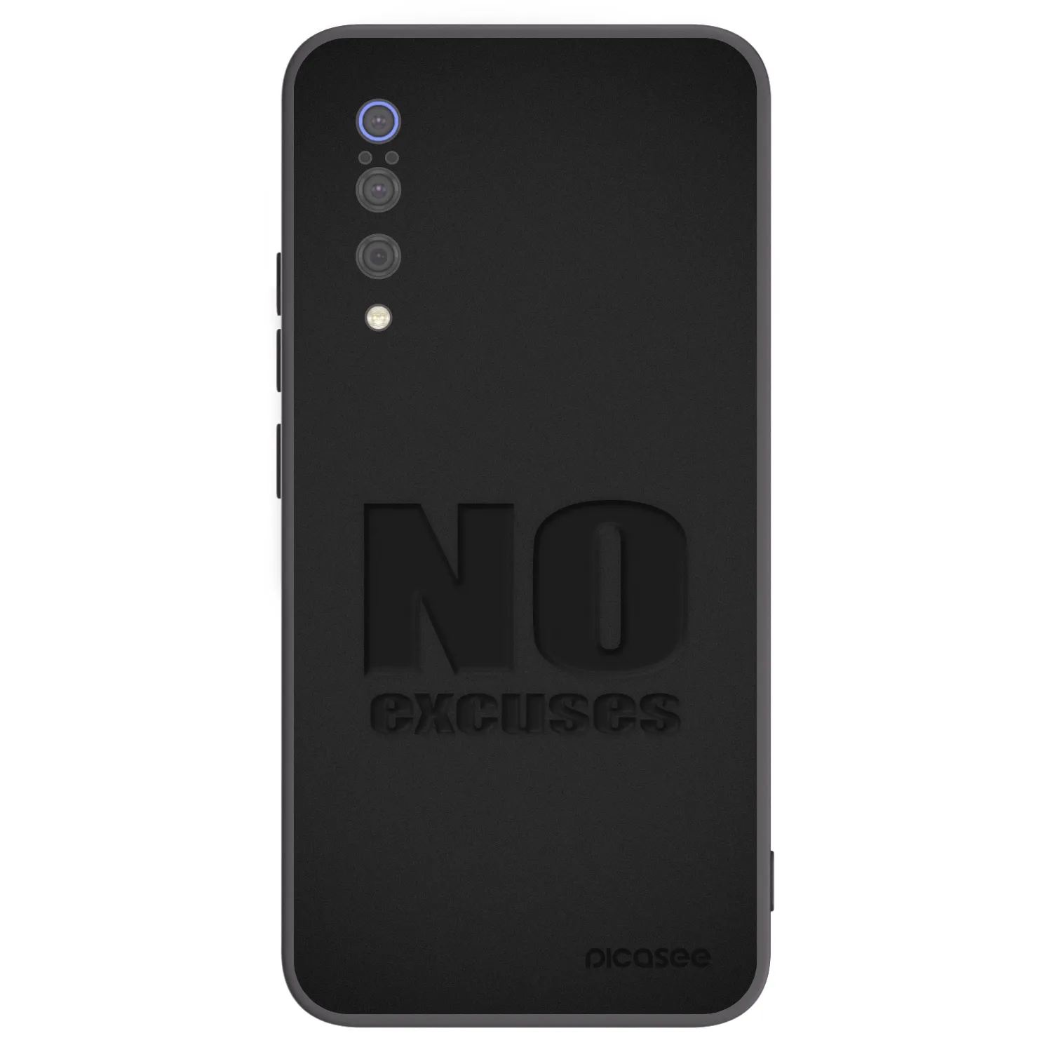 Picasee Xiaomi Mi 9 Hülle - Schwarzes Silikon - No Excuses