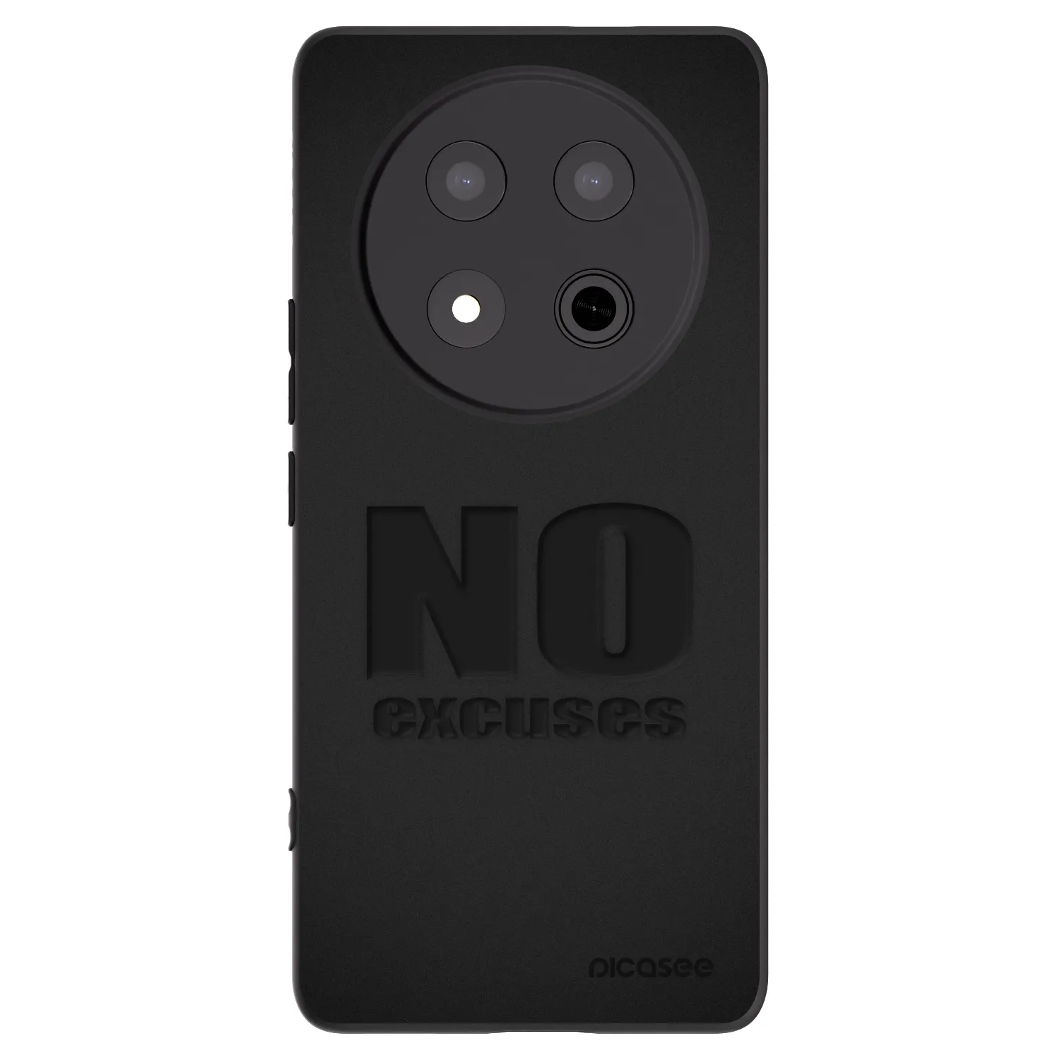 Picasee Honor Magic7 Lite 5G Hülle - Schwarzes Silikon - No Excuses