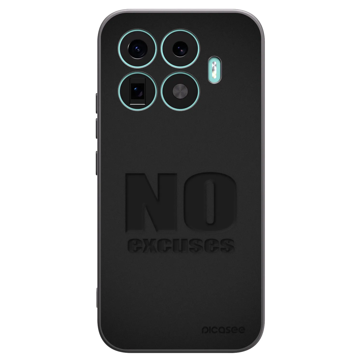 Picasee Xiaomi 17T Hülle - Schwarzes Silikon - No Excuses