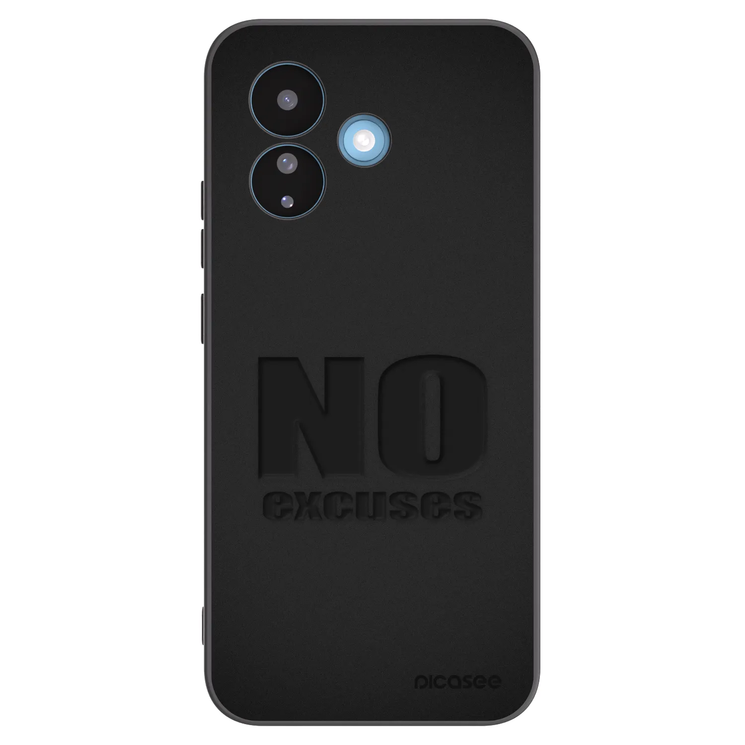 Picasee Xiaomi Redmi Note 17 Pro 5G Hülle - Schwarzes Silikon - No Excuses