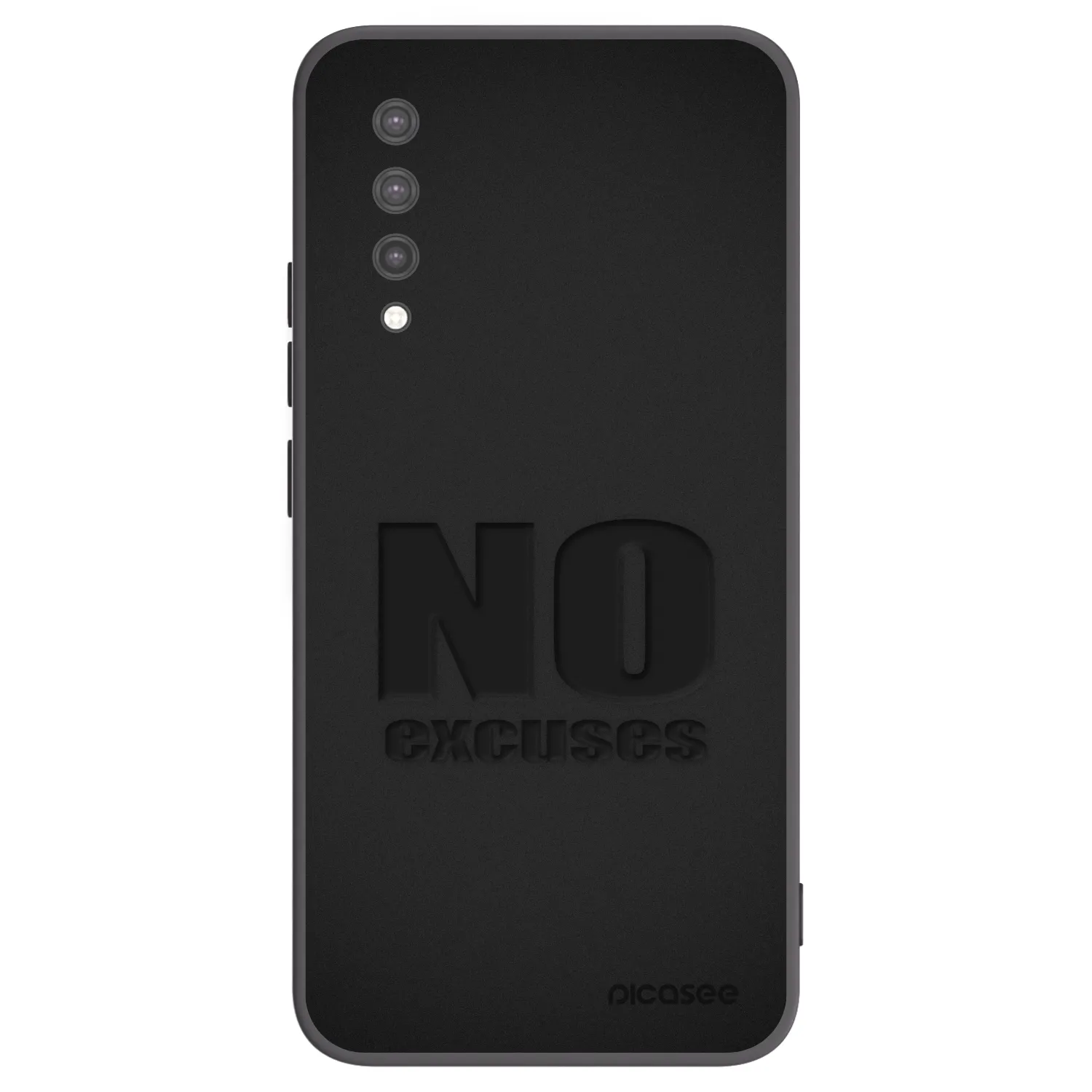 Picasee Xiaomi Mi 9 Lite Hülle - Schwarzes Silikon - No Excuses