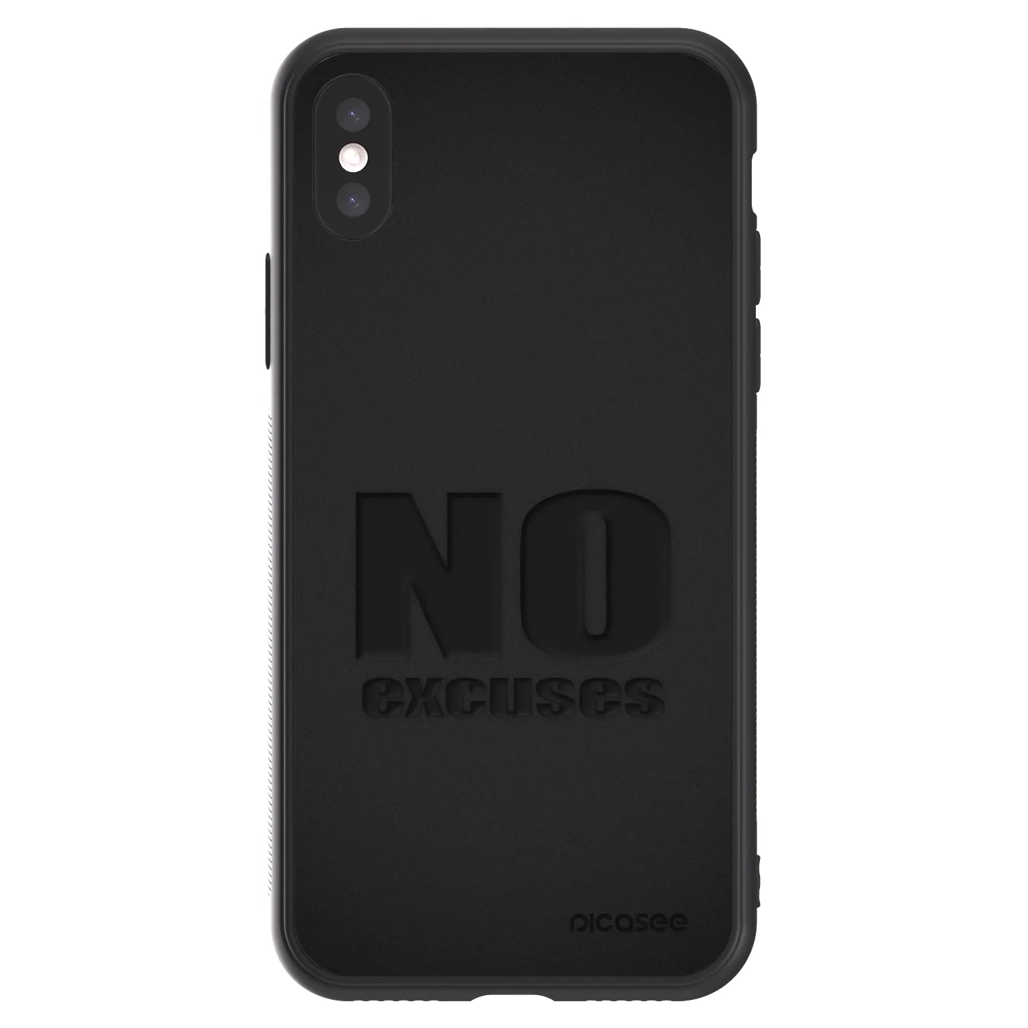 Picasee ULTIMATE CASE für Apple iPhone X/XS - No Excuses