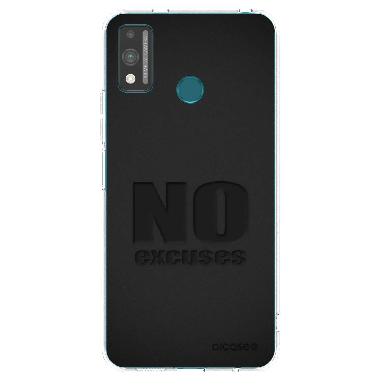 Picasee Honor 9X Lite Hülle - Transparentes Silikon - No Excuses