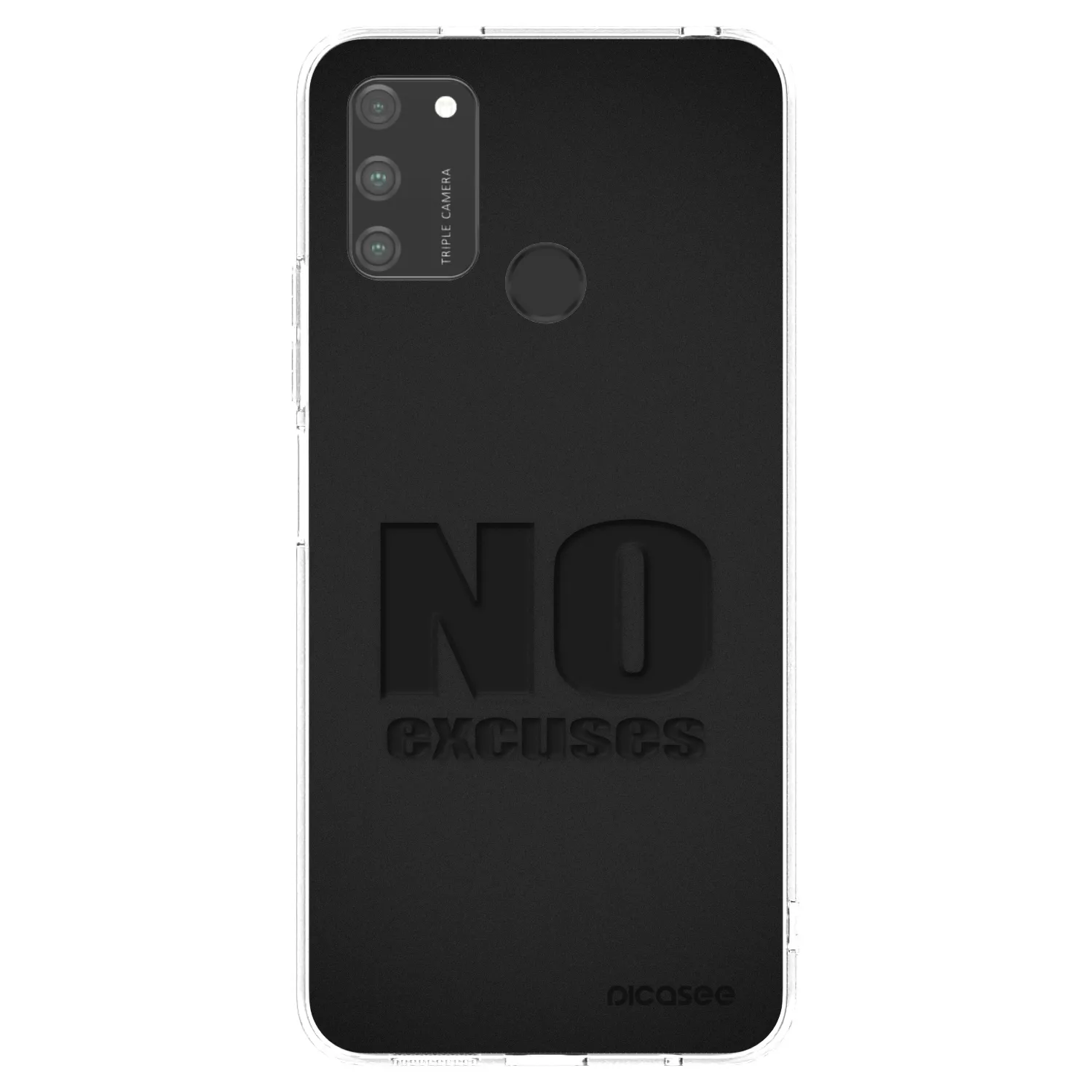 Picasee Honor 9A Hülle - Transparentes Silikon - No Excuses