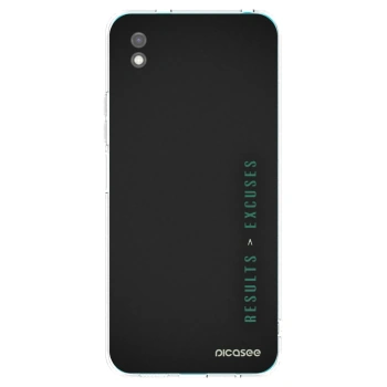 Picasee Xiaomi Redmi 9A Hülle - Schwarzes Silikon - Results x Excuses