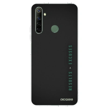 Picasee Realme 6i Hülle - Transparentes Silikon - Results x Excuses