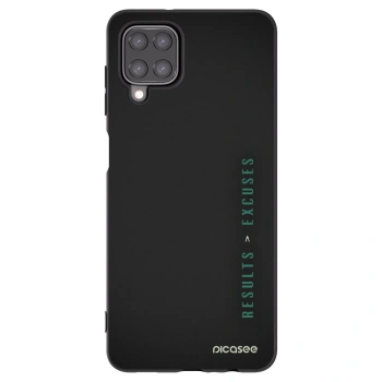 Picasee Samsung Galaxy A12 A125F Hülle - Schwarzes Silikon - Results x Excuses