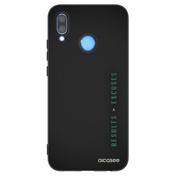 Picasee Huawei P20 Lite Hülle - Schwarzes Silikon - Results x Excuses